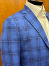 Loro Piana Wool & Cashmere Blend Plaid Sport Coat in Blue by TailoRed