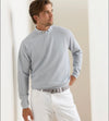 Cradle Piqué Performance Crewneck in British Grey by Peter Millar
