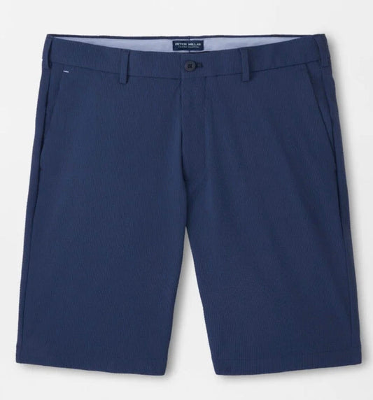 Matlock Seersucker Performance Short in Navy by Peter Millar
