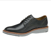 Upton Plain Toe in Black Full Grain by Johnston & Murphy