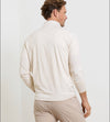 Stealth Stripe Performance Quarter-Zip in Truffle by Peter Millar