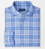 Turin Italian Flannel Sport Shirt in Brook Blue by Peter Millar