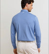 Jubilee Long Sleeve Performance Jersey Polo in Windsor Blue/Bluebird by Peter Millar