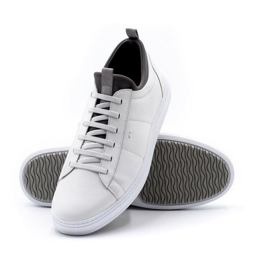 Cameron Sheep Skin Sneaker in White by Martin Dingman