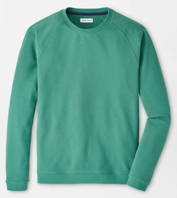 Cradle Piqué Performance Crewneck in Snow Pea by Peter Millar