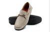 Bermuda Nubuck Braided Bit Loafers in Putty by Martin Dingman