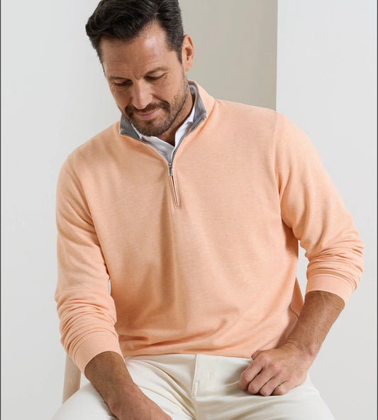 Crown Comfort Pullover in Cosmic Peach by Peter Millar