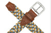 Newport Woven Italian Rayon Elastic Belt in Pina Colada Multi by Martin Dingman