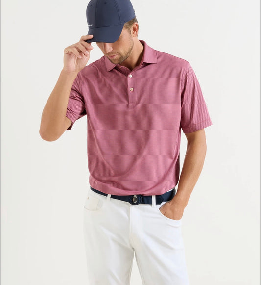 Bolt Performance Jersey Polo in Chili by Peter Millar