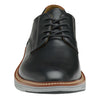 Upton Plain Toe in Black Full Grain by Johnston & Murphy