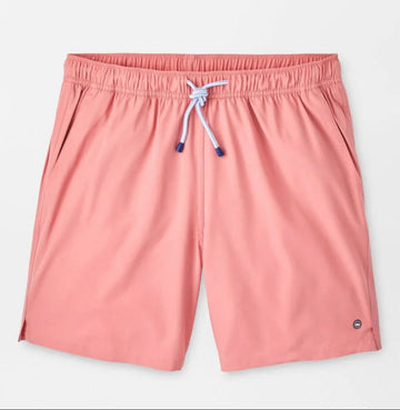 Crown Swim Trunk in Venetian Pink by Peter Millar
