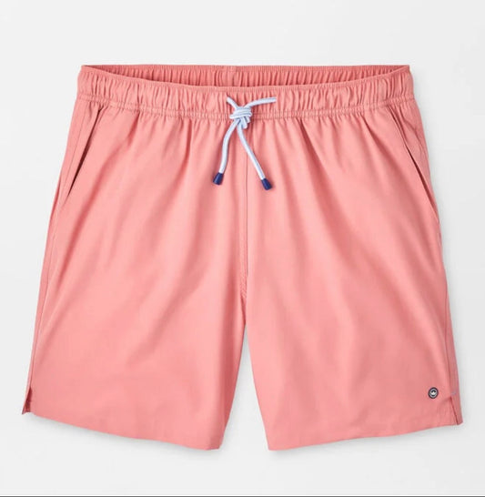 Crown Swim Trunk in Venetian Pink by Peter Millar