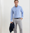 Bienville Performance Poplin Sport Shirt in Dusk Blue by Peter Millar
