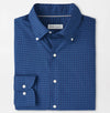 Conway Crown Lite Cotton-Stretch Sport Shirt in Blue Haze by Peter Millar