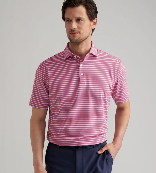 Dunnes Performance Jersey Polo in Rosewood by Peter Millar