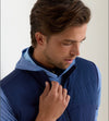 Fuse Hybrid Vest in Navy by Peter Millar