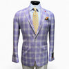 Classic Plaid Sport Coat in Violet/Tan by TailoRed
