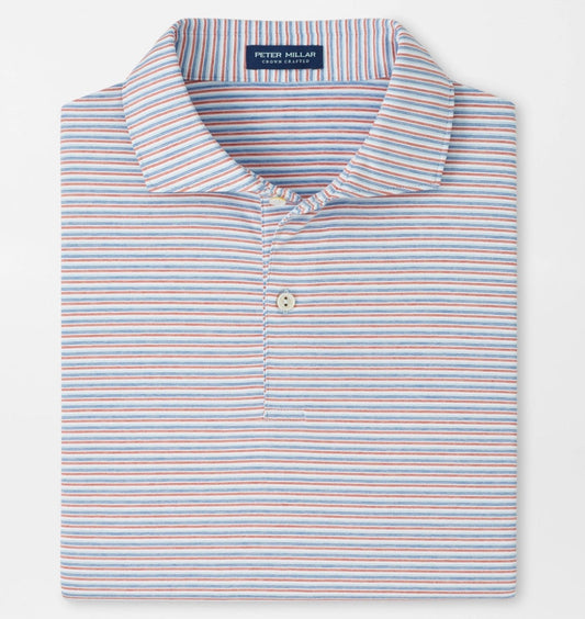 Alda Performance Jersey Polo in Blue Frost by Peter Millar