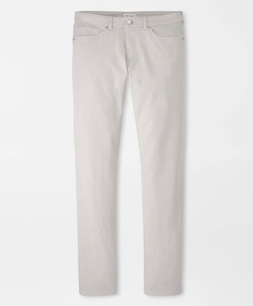 Crown Cotton Canvas Five-Pocket Pant in British Grey by Peter Millar