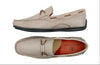 Bermuda Nubuck Braided Bit Loafers in Putty by Martin Dingman