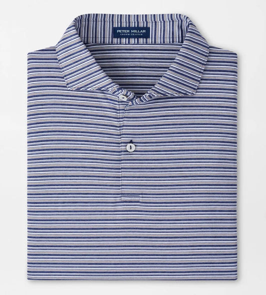 Chase Performance Jersey Polo in Navy by Peter Millar
