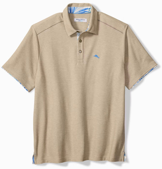 Palm Dancer Five O'Clock IslandZone Polo in Chinchilla Heather by Tommy Bahama