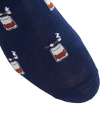 Classic Navy with Whiskey Brown, Ash, and Red Bourbon with Cigar Sock by Dapper Classics