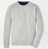 Crown Comfort Knit Crew in Light Grey by Peter Millar