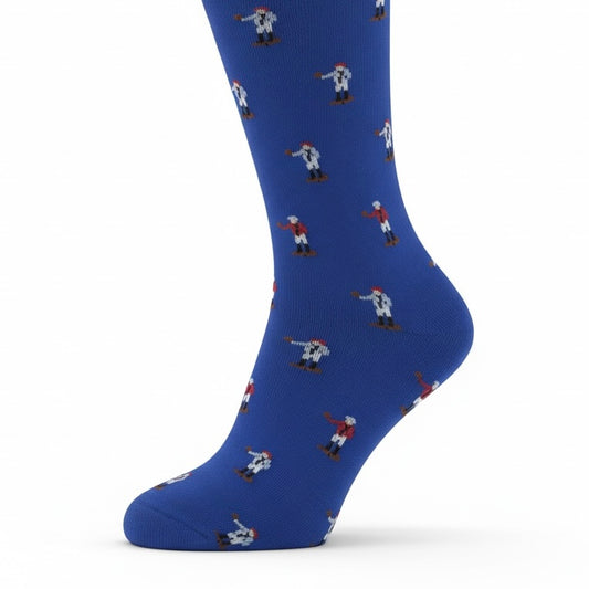 Jockey Mid Calf Socks in Royal Blue by Dapper Classics