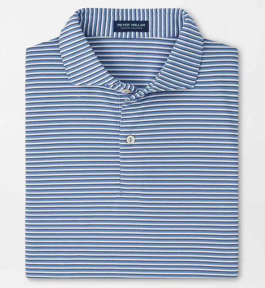 Tempo Performance Mesh Polo in Dusk Blue by Peter Millar