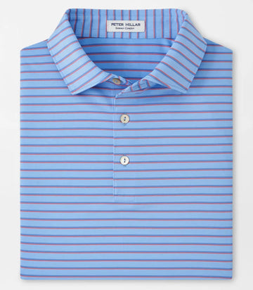 Dunnes Performance Jersey Polo in Cottage Blue by Peter Millar