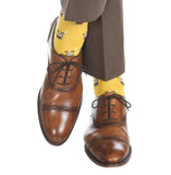 Yolk with Whiskey Brown, Ash, and Red Bourbon with Cigar Sock by Dapper Classics