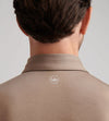 Solid Performance Jersey Polo in Poplar Brown by Peter Millar