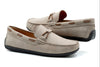 Bermuda Nubuck Braided Bit Loafers in Putty by Martin Dingman