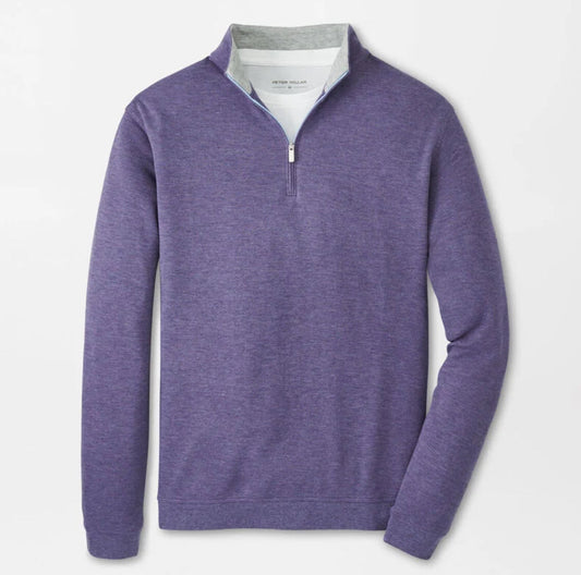 Crown Comfort Pullover in Deep Violet by Peter Millar