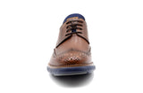 Countryaire Saddle Leather Wingtip in Cigar by Martin Dingman