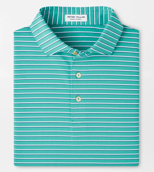 Dunnes Performance Jersey Polo in Meadow by Peter Millar