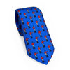 "Jockey” Signature 100% Silk Neck Tie in Royal Blue and Red by Logan's