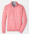 Coolspun Lite Cotton Quarter-Zip Sweater in Venetian Pink by Peter Millar