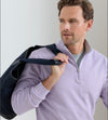 Crown Comfort Pullover in Light Violet by Peter Millar