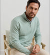 Coolspun Lite Cotton Quarter-Zip Sweater in Grandview by Peter Millar