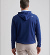 Pine Waffle Performance Hoodie in Sport Navy by Peter Millar