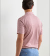 Tempo Performance Mesh Polo in Faded Scarlet by Peter Millar