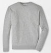 Coolspun Lite Textured Crewneck Sweater in British Grey by Peter Millar