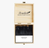 Obsidian Feather Pocket Square by Brackish