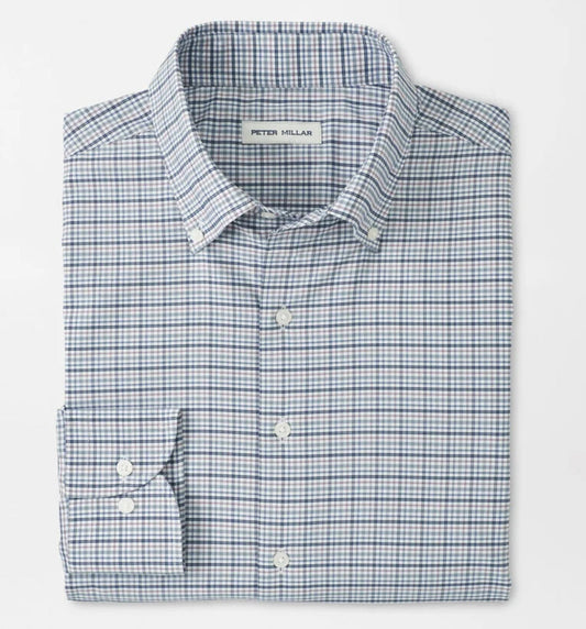 Leavenworth Performance Twill Sport Shirt in Blue Haze by Peter Millar