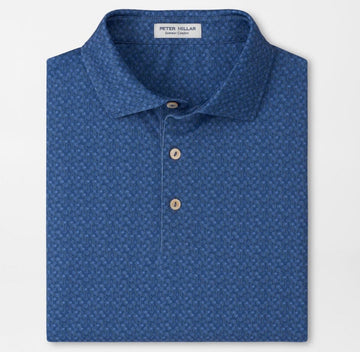 Pole Position Performance Jersey Polo in Windsor Blue by Peter Millar
