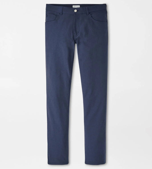 Brevard Performance Flannel Five-Pocket Pant in Navy by Peter Millar