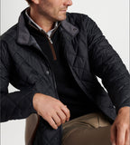 Suffolk Coat in Black by Peter Millar