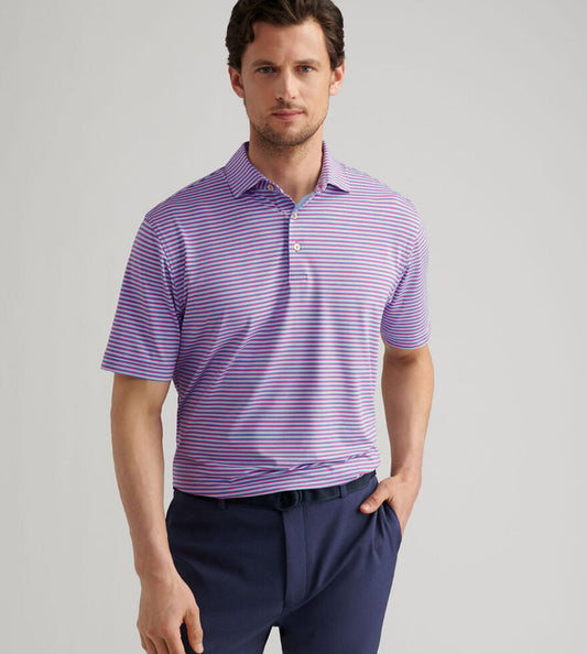 Lenway Performance Jersey Polo in Rosewood by Peter Millar